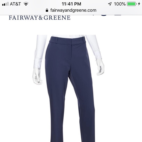 Brand new navy Fairway & Greene leisure pants - Picture 1 of 5